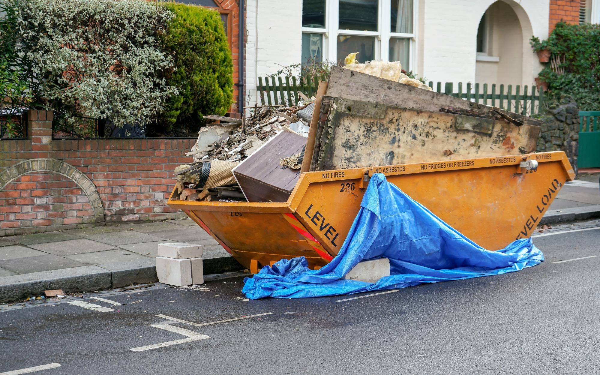 What can and can’t go into skips?