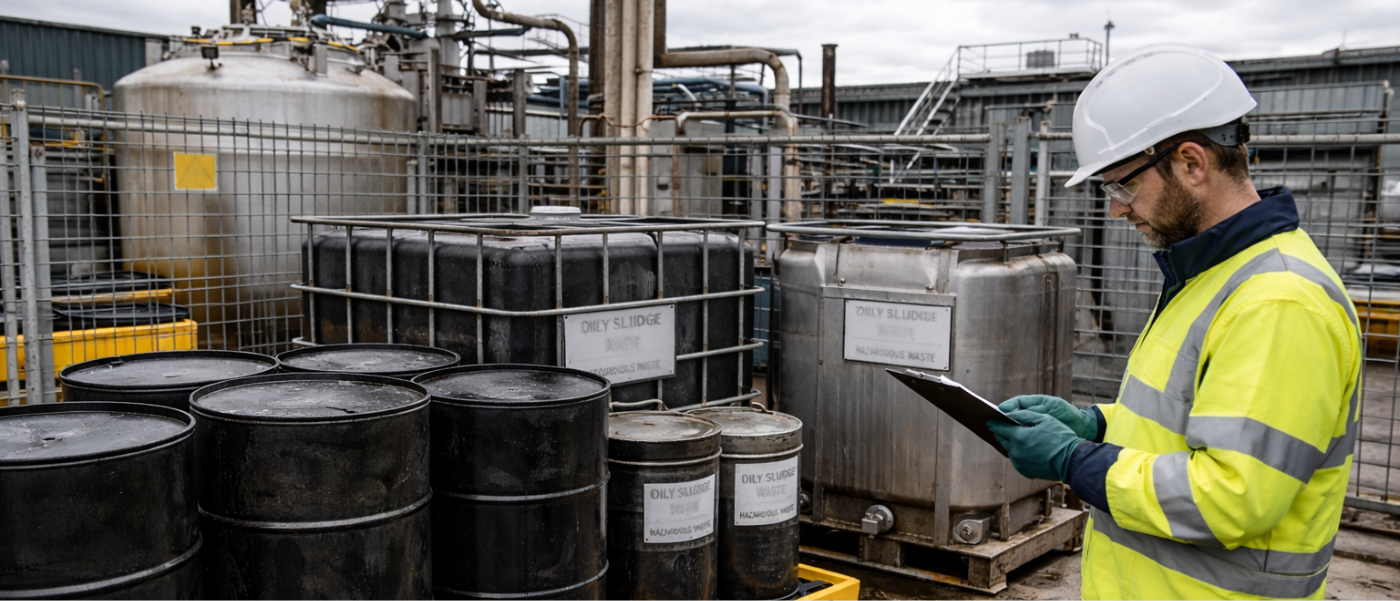 How to Dispose of Oily Sludge From Industrial Processes